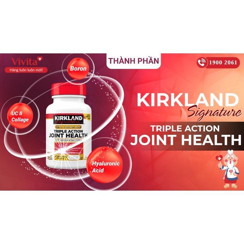 Viên Kirkland Triple Action Joint Health 110 viên Mỹ