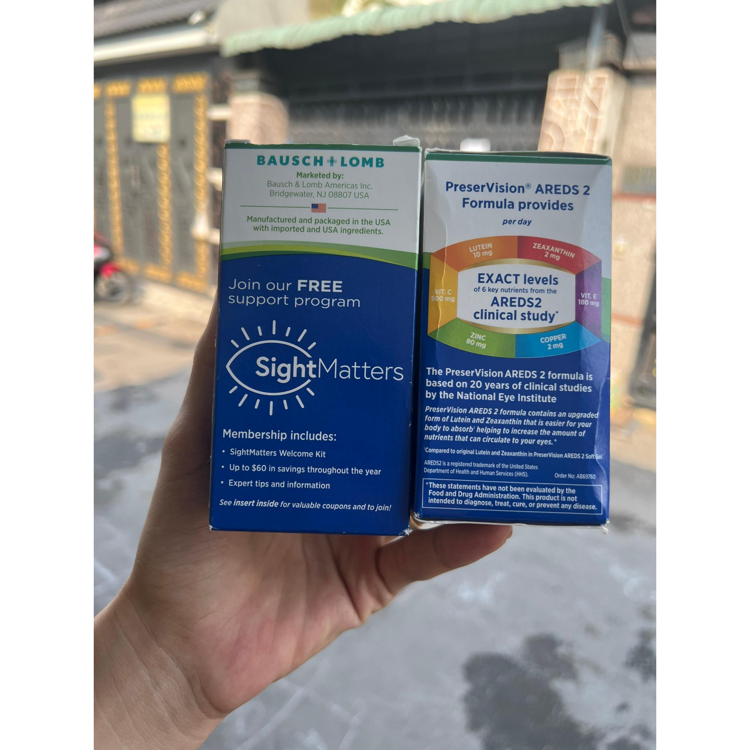 Viên uống sáng mắt cho người lớn Preservision AREDS2 Formula 130 Mini Softgels