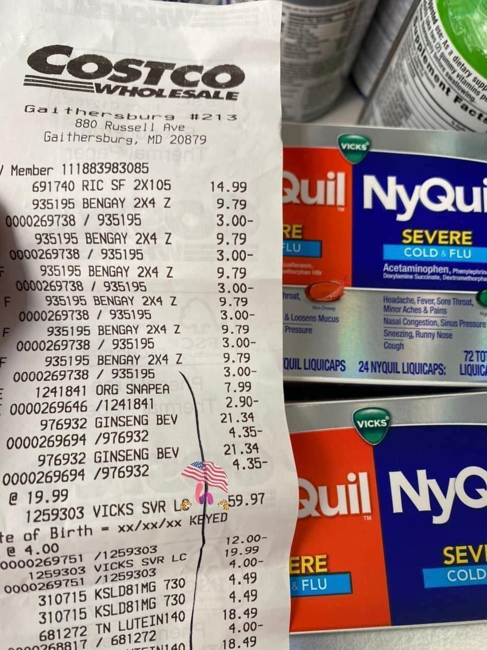 [HÀNG MỸ] 24 viên giảm c ảm cú m Vicks DayQuil NyQuil VapoCool Severe Cold & Flu + Congestion