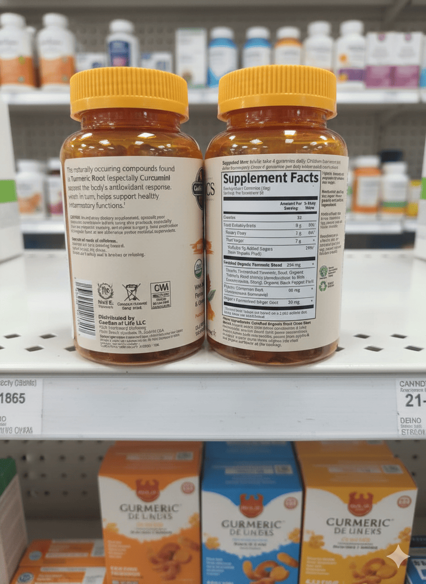 Garden of Life Organics – Turmeric Inflammatory Response Gummy 120 VIÊN HÀNG USA MỸ