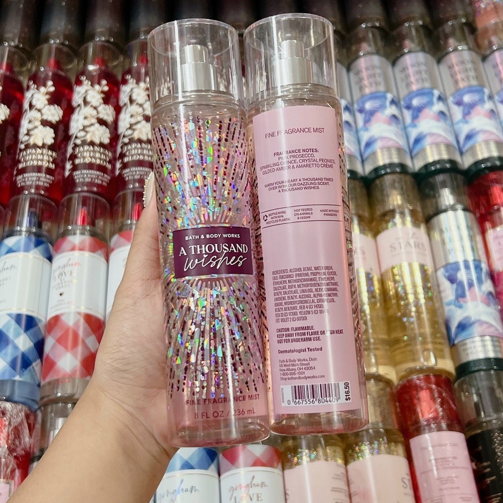 Chính hãng Mỹ Body mist A Thousand Wishes xịt thơm toàn thân của Mỹ 236ml