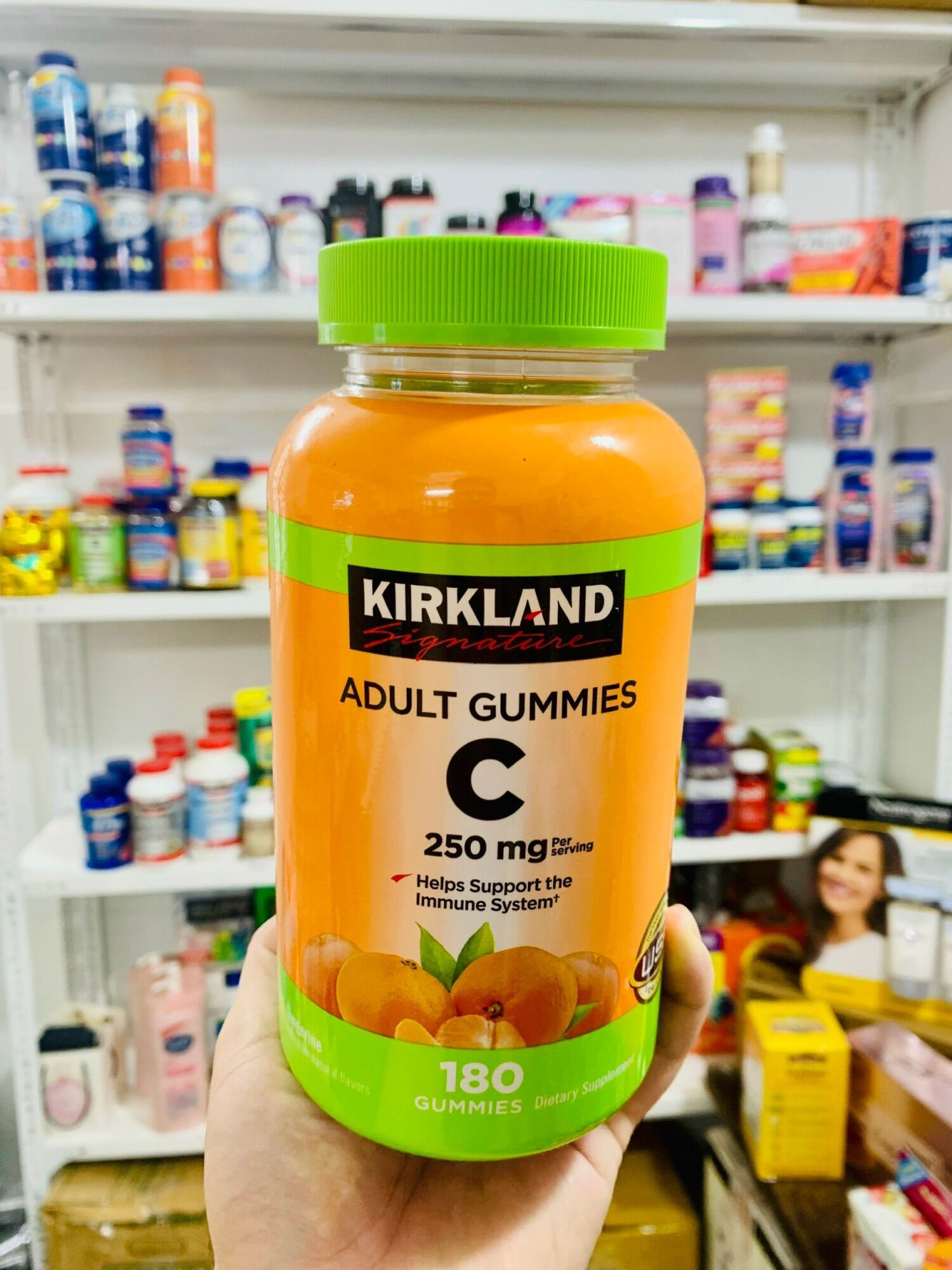 [CHÍNH HÃNG MỸ] Kẹo Dẻo Bổ Sung Vitamin C Kirkland Signature Adult Gummies C 250mg
