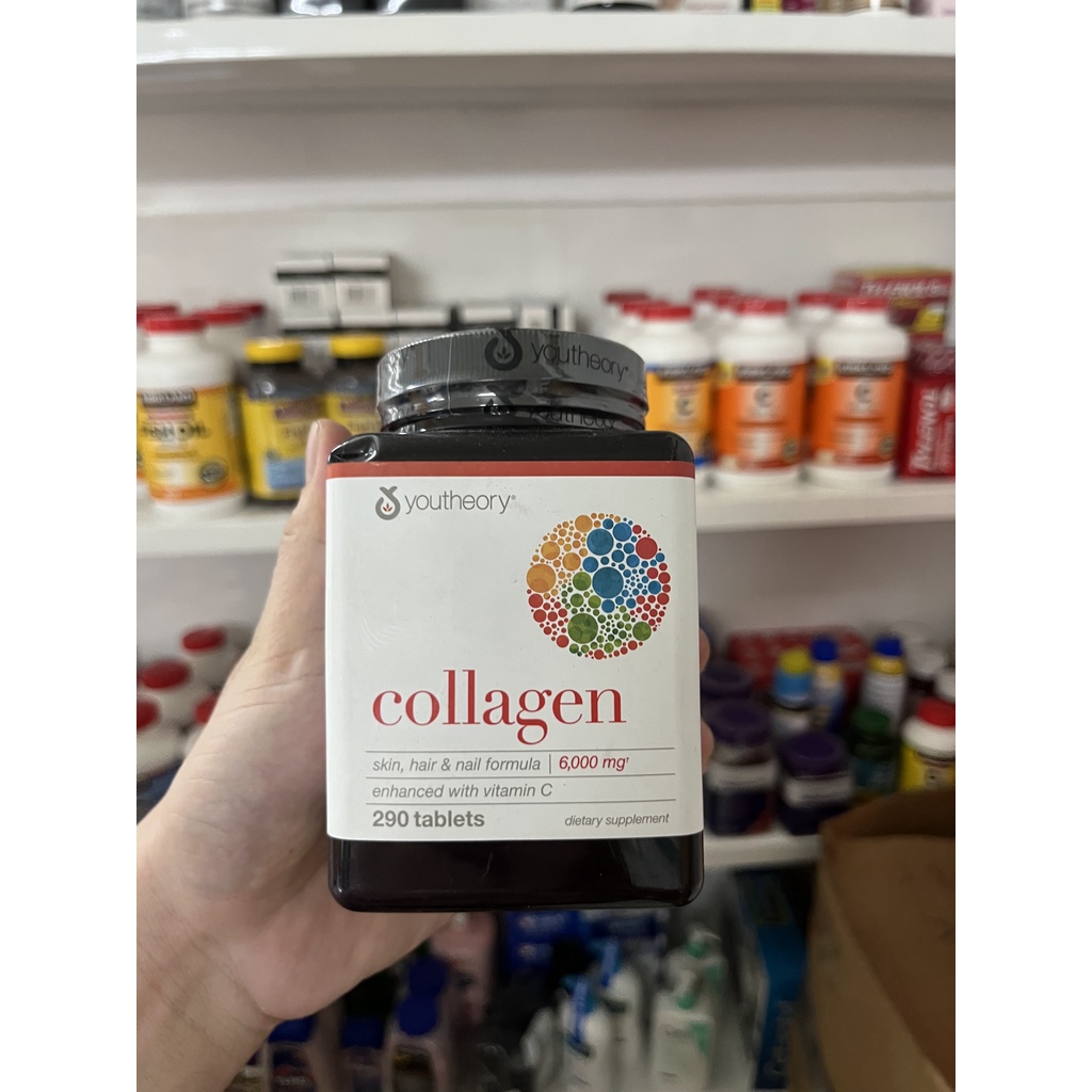 Viên Collagen Chống Lão Hóa Da Youtheory Type 1 2&3 290viên của Mỹ (Cam kết hàng chuẩn)
