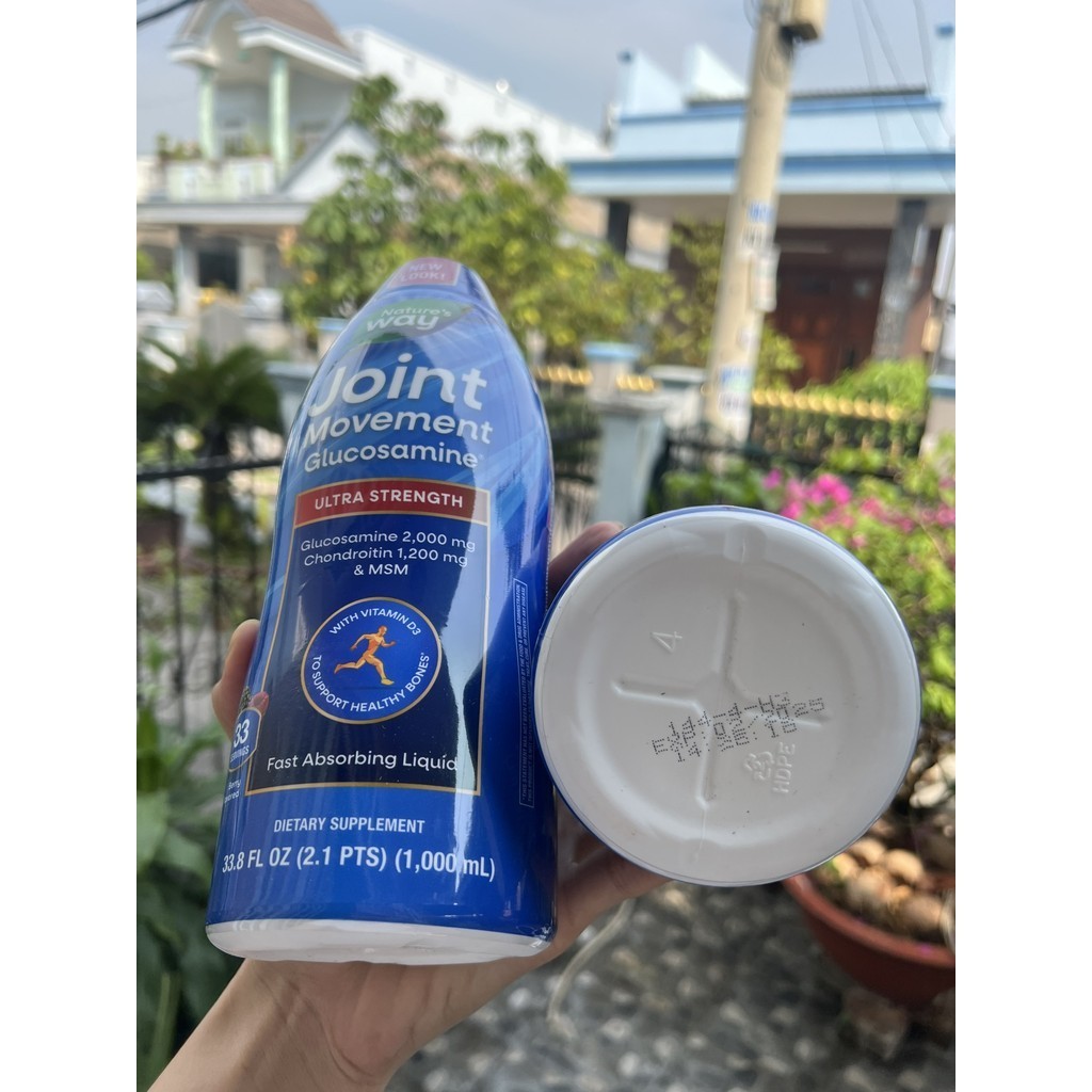Mẫu mới - dạng nước Nature's Way Joint Movement Glucosamine 1000ml của Mỹ