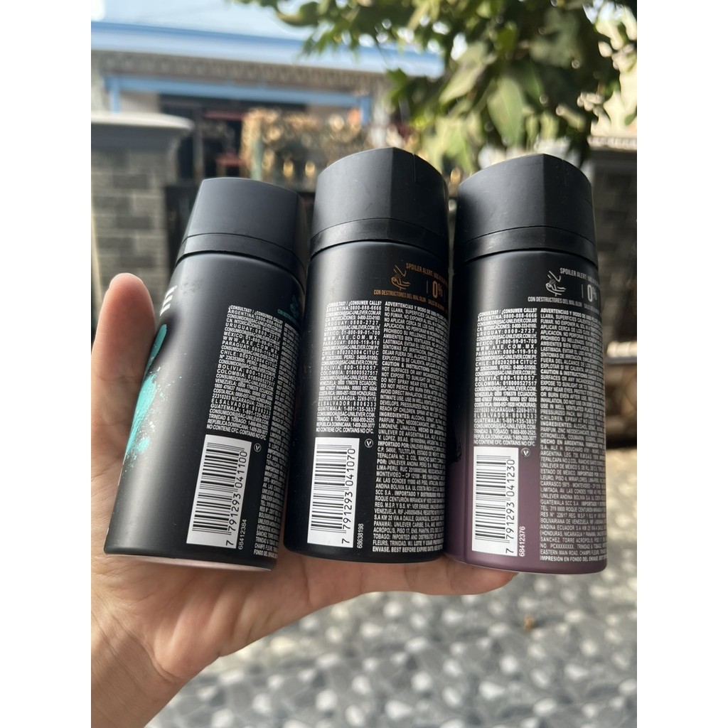Được chọn mùi theo yêu cầu Xịt khử mùi Body Nam AXE