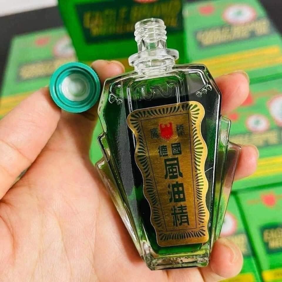 1 chai Dầu gió con ó Eagle Brand 2 nắp thị trường MỸ - Made in Singapore (Đọc kỹ mô tả khi mua hàng)
