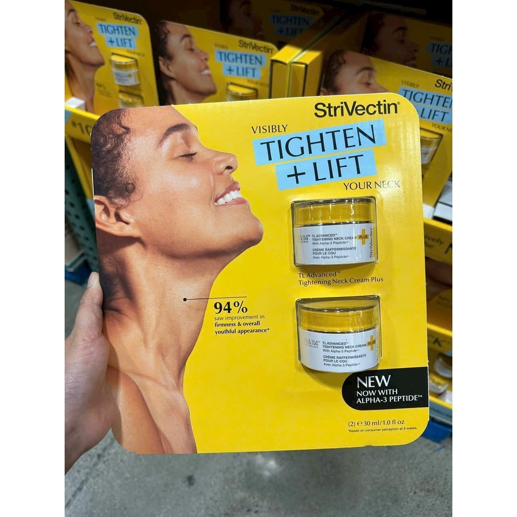 set 2 hũ Kem dưỡng vùng cổ Strivectin Contour Restore Tightening & Sculpting Face 30ml của Mỹ