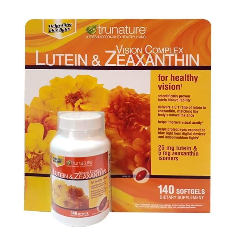 Viên Trunature Vision Complex Lutein & Zeaxanthin 140 viên  Mỹ