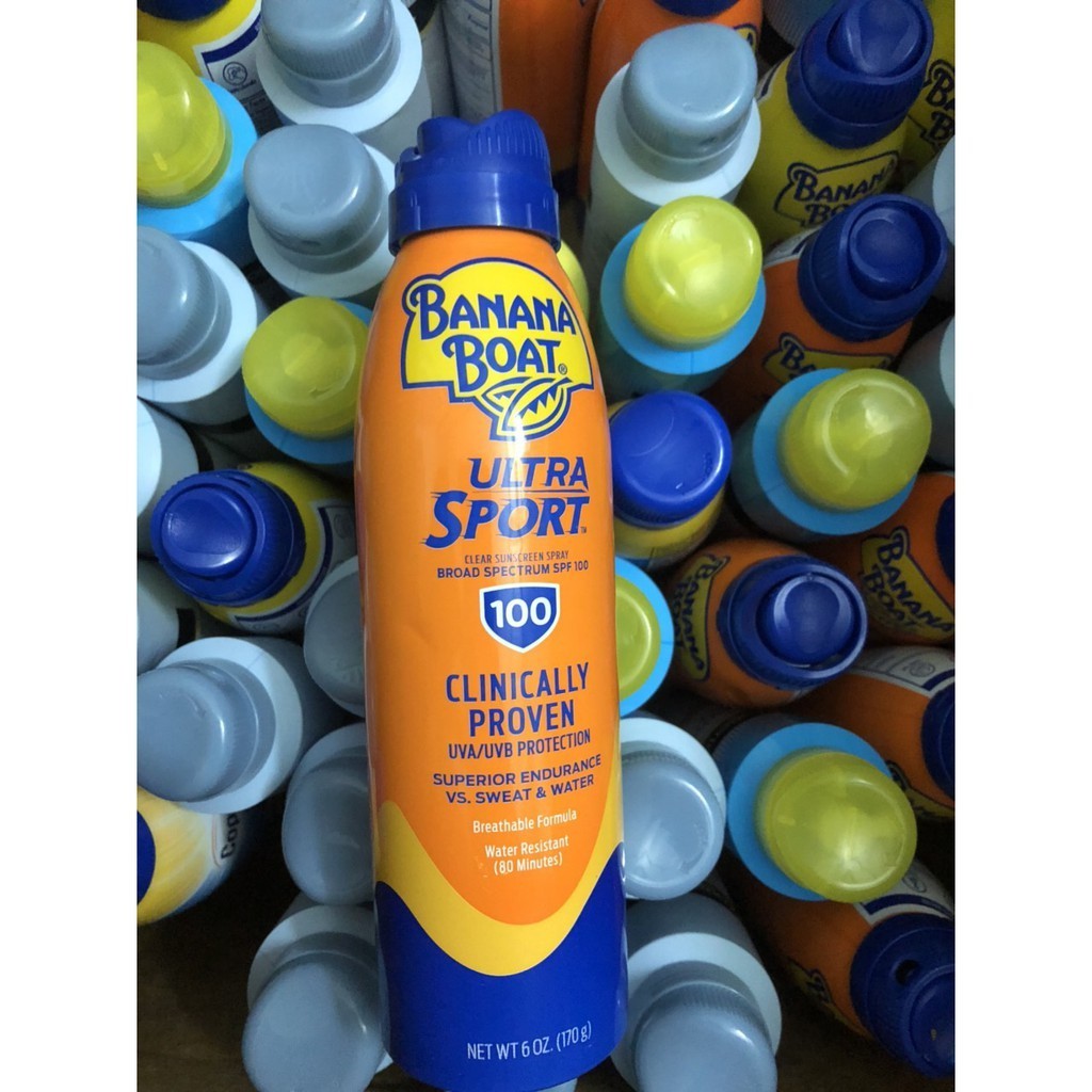 Xịt Chống Nắng Body Banana Boat SPF100 cua MỸ