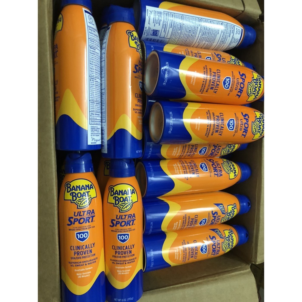 Xịt Chống Nắng Body Banana Boat SPF100 cua MỸ