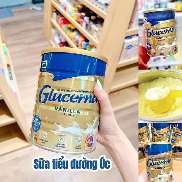 Sữa Bột Dành Cho Người Tiểu Đường Abbott Glucerna Hương Vanilla (Hộp 850g)