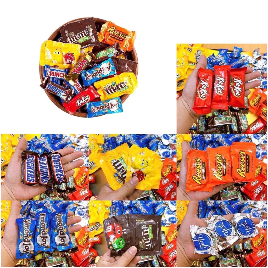 Kẹo Chocolate Tổng Hợp Kirkland 2.55kg mix nhiều socola date 7/2025