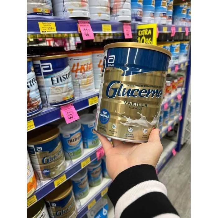 Sữa Bột Dành Cho Người Tiểu Đường Abbott Glucerna Hương Vanilla (Hộp 850g)