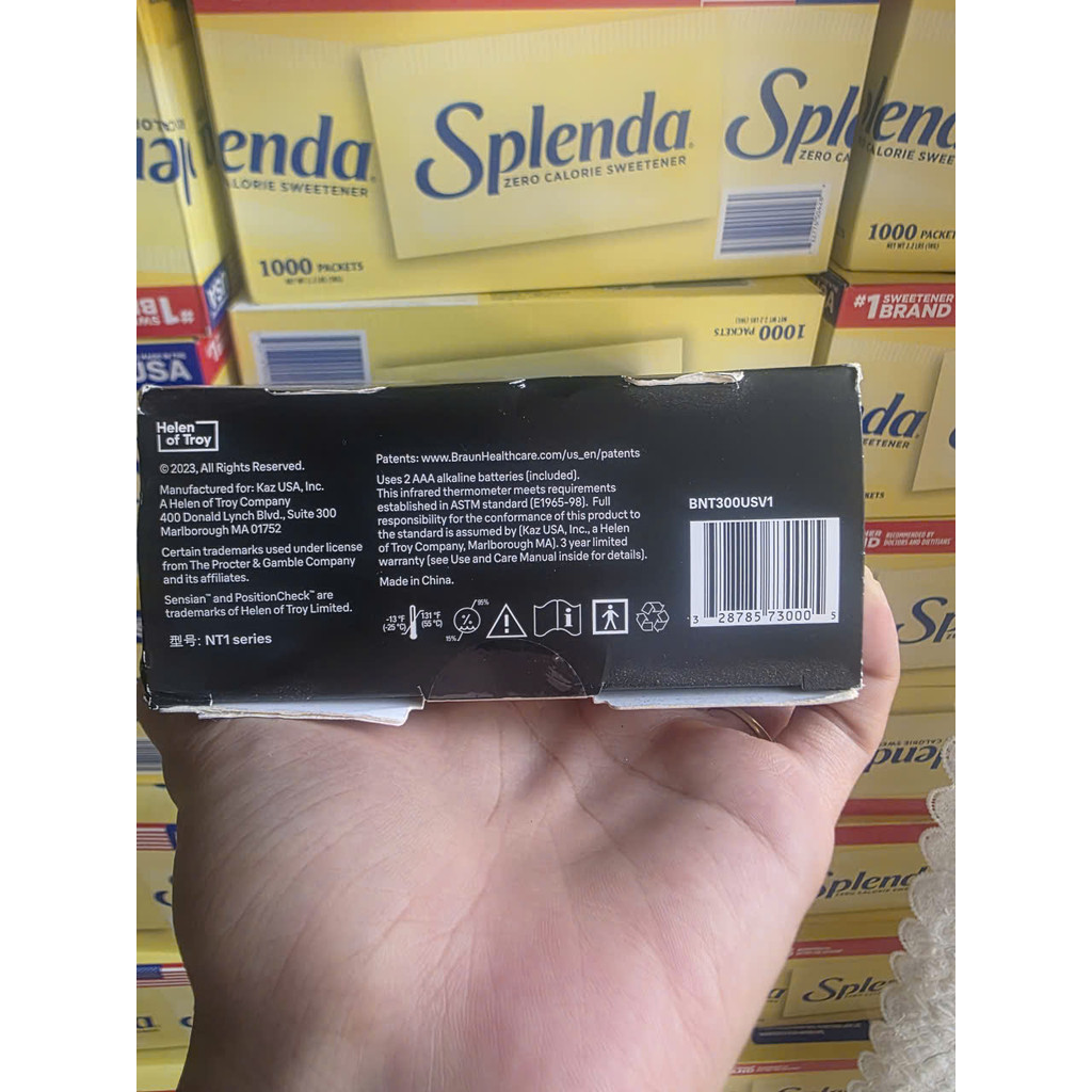 Nhiệt kế trán thông minh Braun Sensian™ 5 Bản Mỹ - Chuẩn y khoa, đo không tiếp xúc