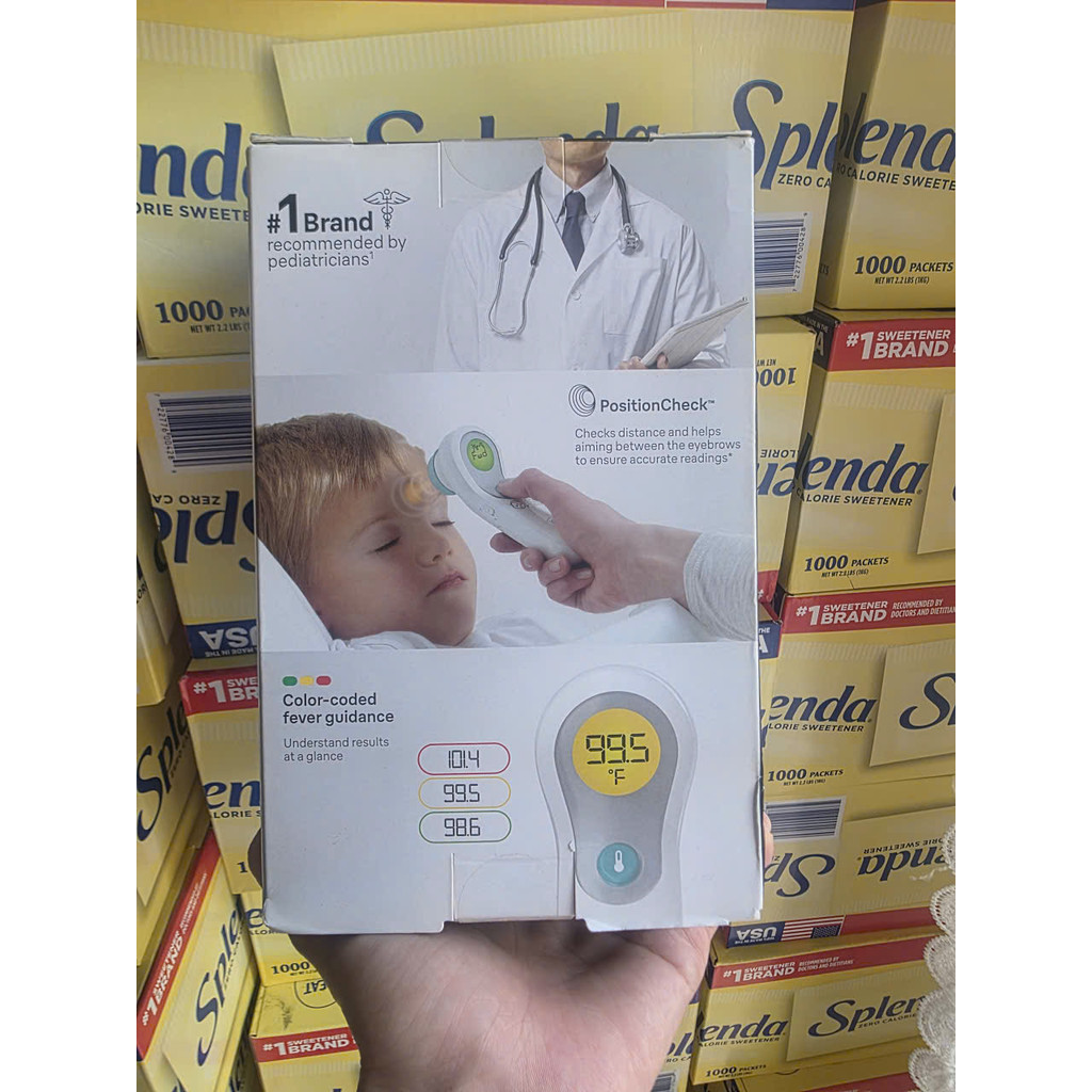 Nhiệt kế trán thông minh Braun Sensian™ 5 Bản Mỹ - Chuẩn y khoa, đo không tiếp xúc