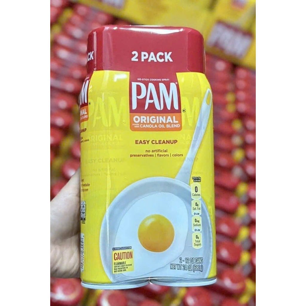 Xịt chống dính PAM Original 340g – Hàng Mỹ – Hàng Mỹ chính hãng