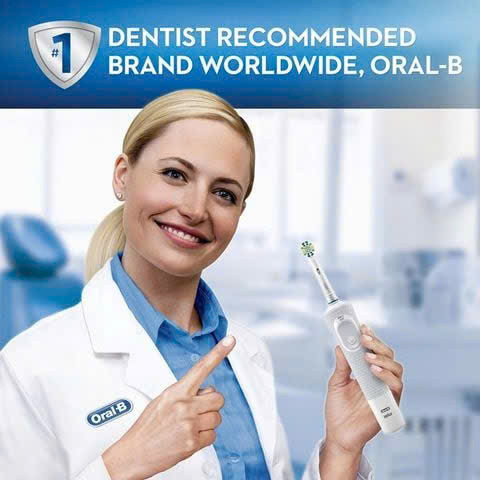 Oral -B  Bàn chài điện Oral-B Vitality Màu trắng chính hãng MỸ
