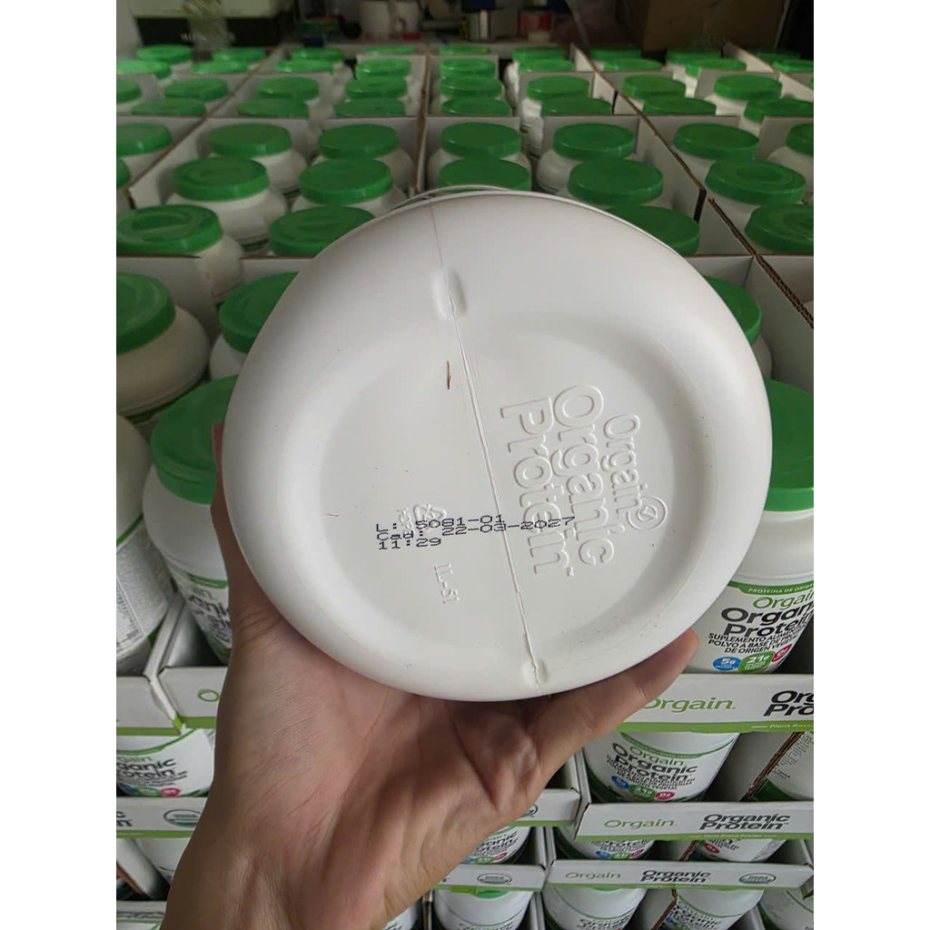 Bột Protein Thực Vật Orgain Organic - Vị Vani Hũ 1,242kg  THƯƠNG HIỆU CỦA MỸ