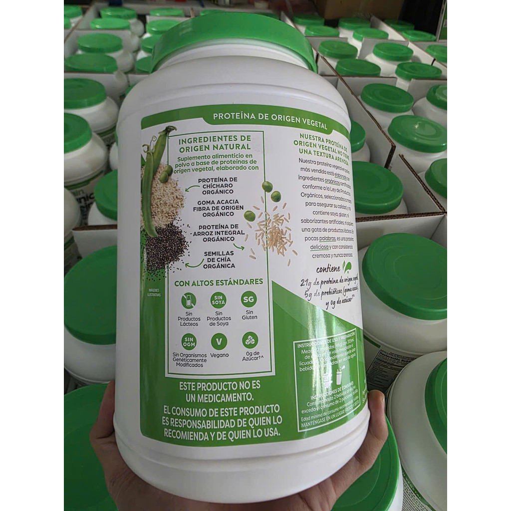 Bột Protein Thực Vật Orgain Organic - Vị Vani Hũ 1,242kg  THƯƠNG HIỆU CỦA MỸ