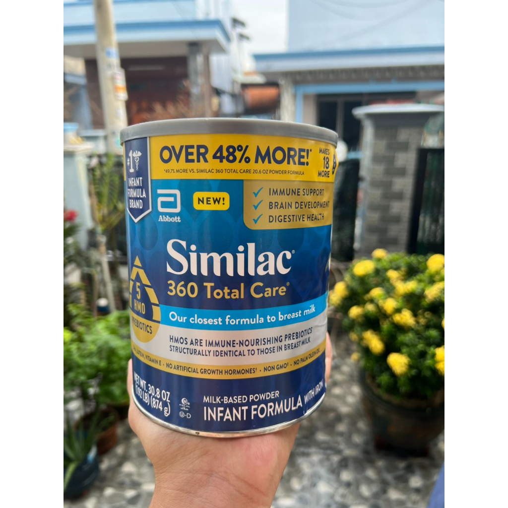 Sữa Similac cho bé từ 0-12 tháng Similac 360 Total Care 5 HMO Prebiotics 873g