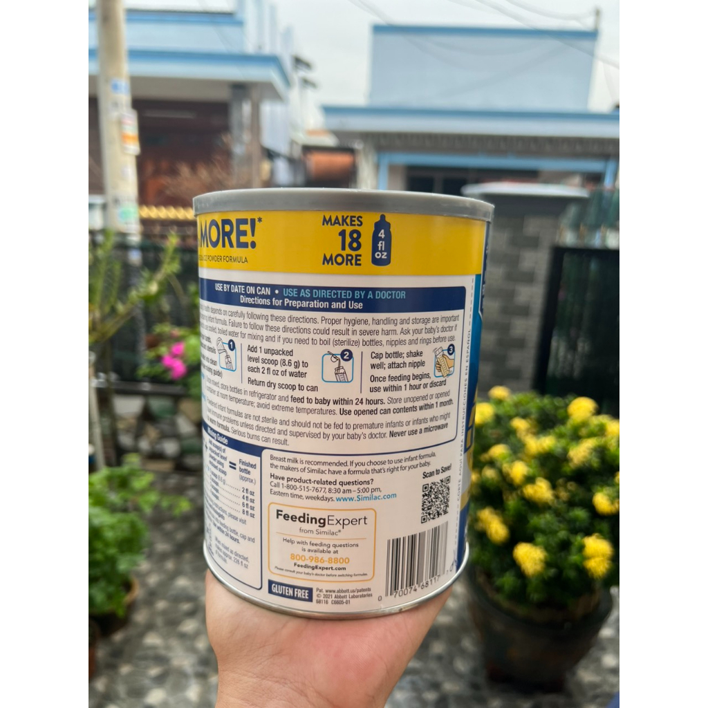 Sữa Similac cho bé từ 0-12 tháng Similac 360 Total Care 5 HMO Prebiotics 873g