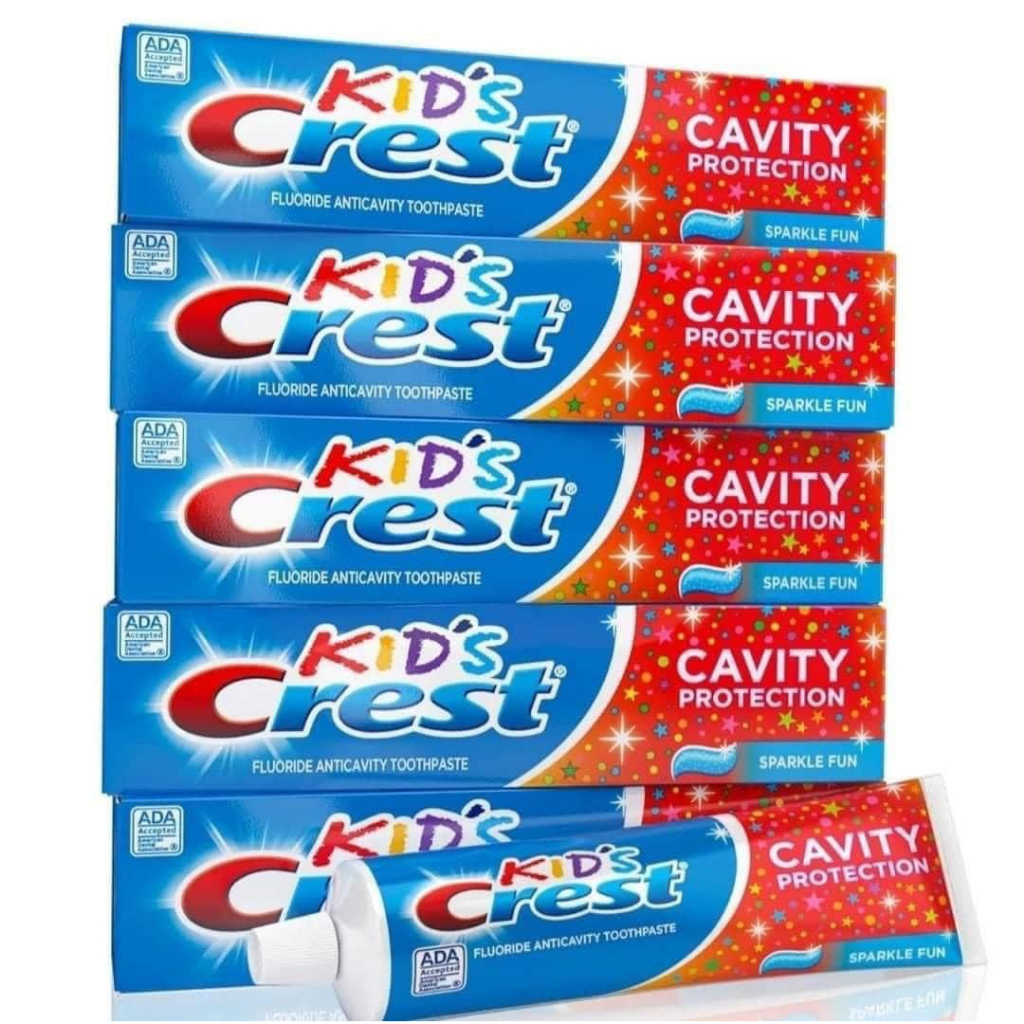 lốc 5cây) Kem đánh răng cho bé Kid’s Crest Cavity Protection