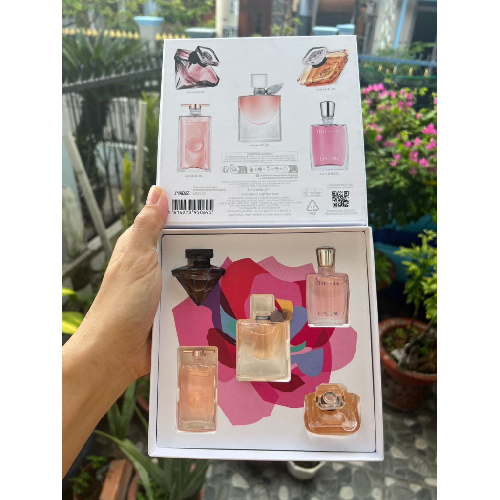 CHÍNH HÃNG Set nước hoa lancome mini 5 chai phiên bản limite
