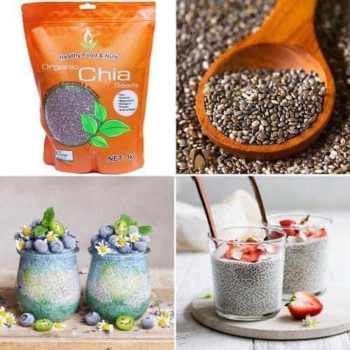 Hạt chia Úc hữu cơ Healthy Food Organic Chia Seed Orange t ốt cho sức khỏe 500g