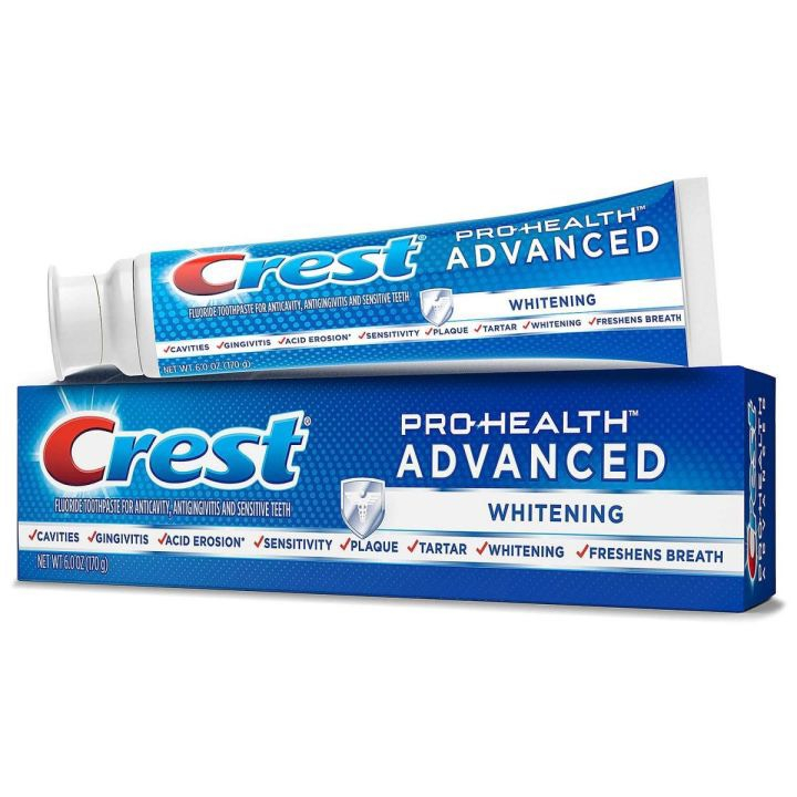 Kem đánh răng Crest Pro Health Advanced Whitening 164g