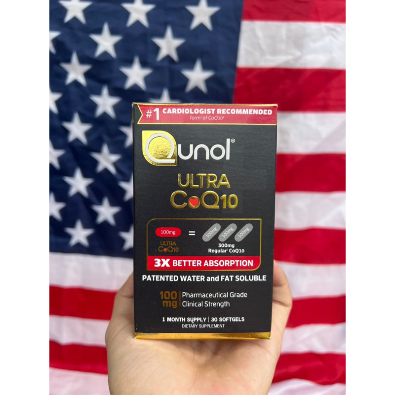 Bổ sung CoQ10 cho tim Qunol Ultra CoQ10 100mg 30 viên