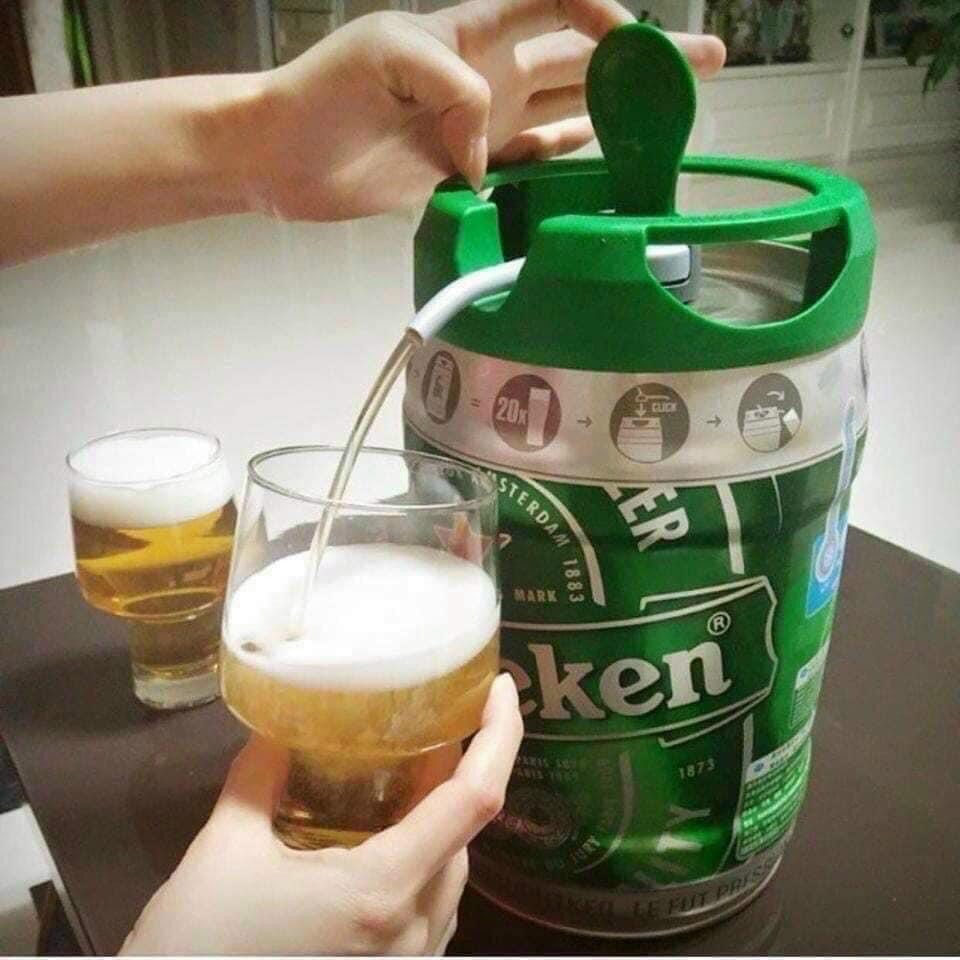 Giao Hỏa Tốc Bia Heineken Hà Lan bom 5 lít - Bia Ken Boom