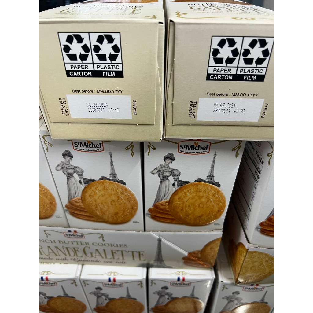 BÁNH QUY BƠ PHÁP TRUYỀN THỐNG ST MICHEL FRENCH BUTTER COOKIES LA GRANDE GALETTE CỦA PHÁP