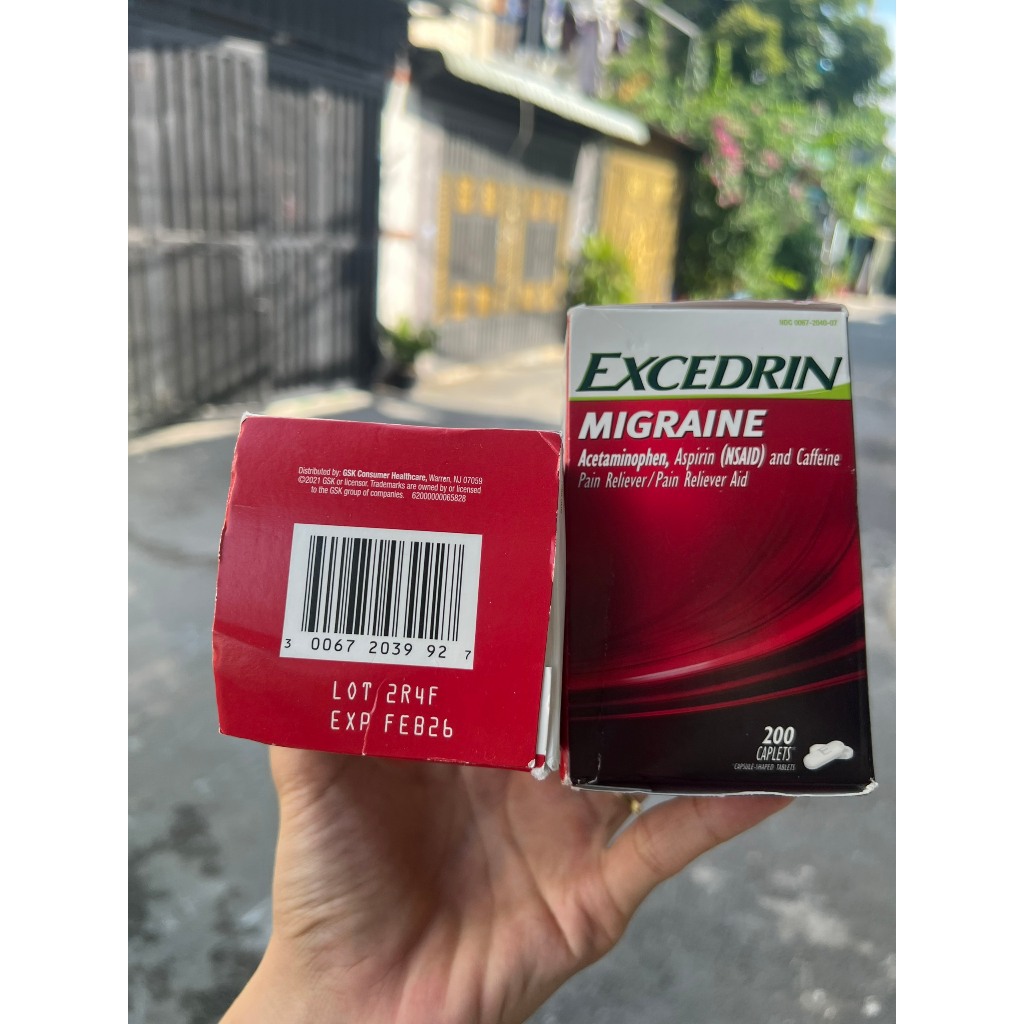 Excedrin Migraine 200 viên