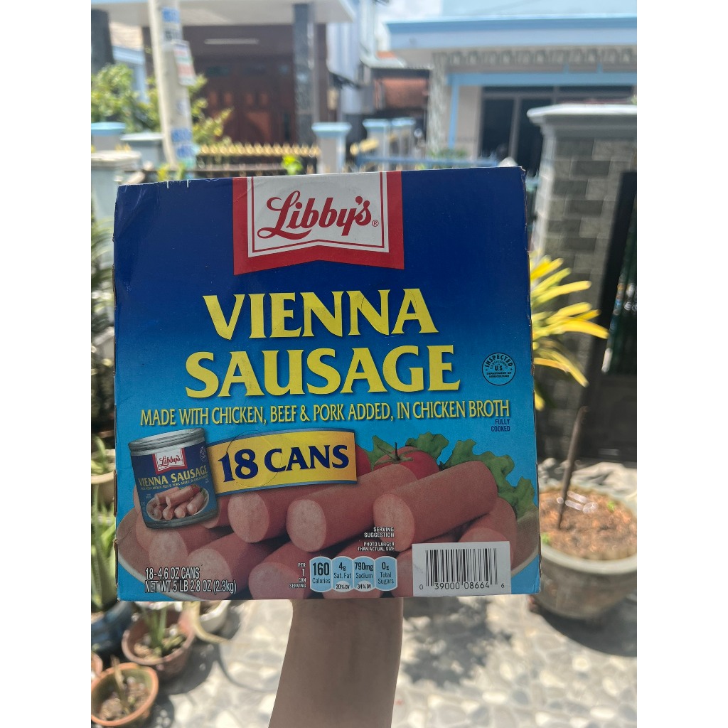 Xúc xích đóng hộp Libby’s Vienna Sausage thùng 18 hộp