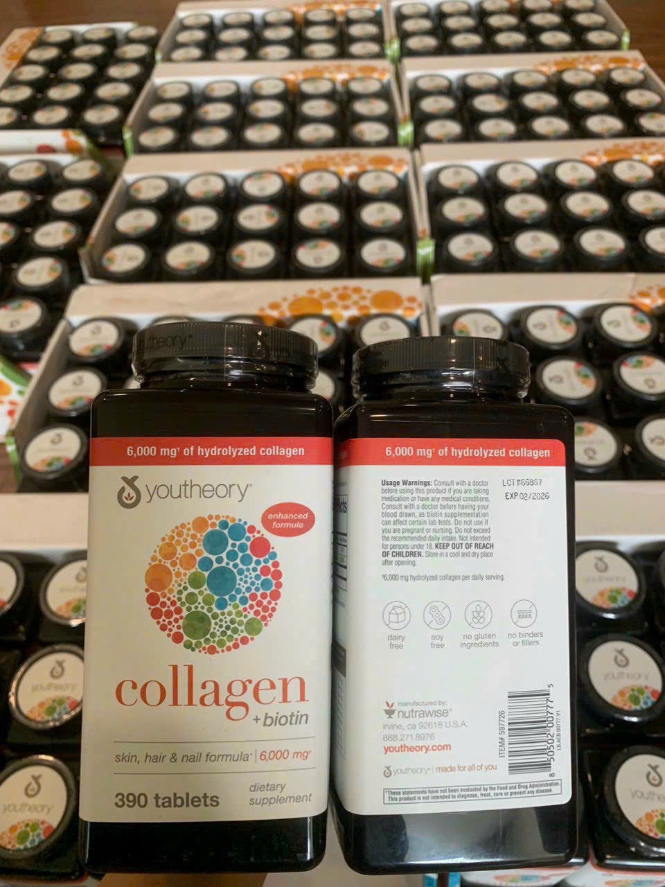 Viên Uống Chống Lão Hóa Da Collagen Youtheory Type 1-2-3 Của Mỹ - 390 viên