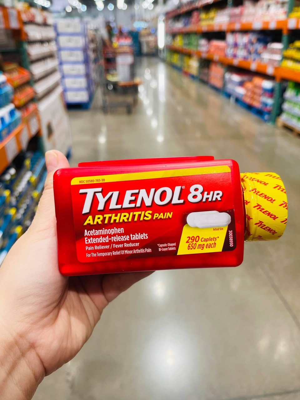 Hộp đựngTylênôl 650mg 290v TYLENÔL của Mỹ Date 2026