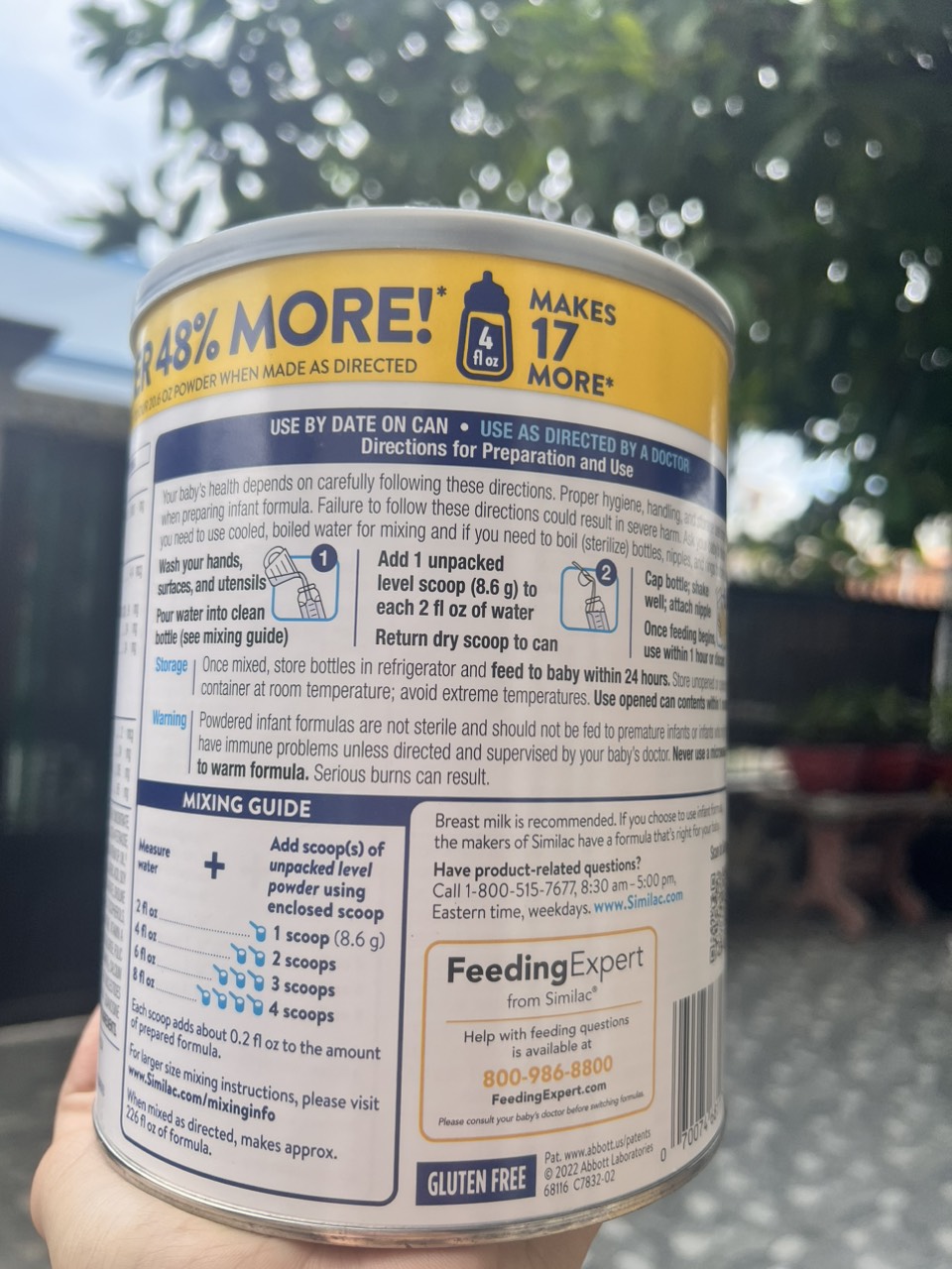 Sữa Similac cho bé từ 0-12 tháng Similac 360 Total Care 5 HMO Prebiotics 873g