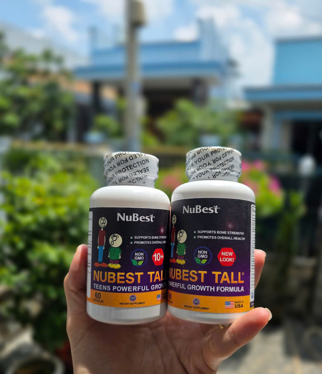 Viên uống hỗ trợ tăng chiều cao cho trẻ 2-9 tuổi và 10 tuổi trở lên. Nubest Tall 60 Capsules
