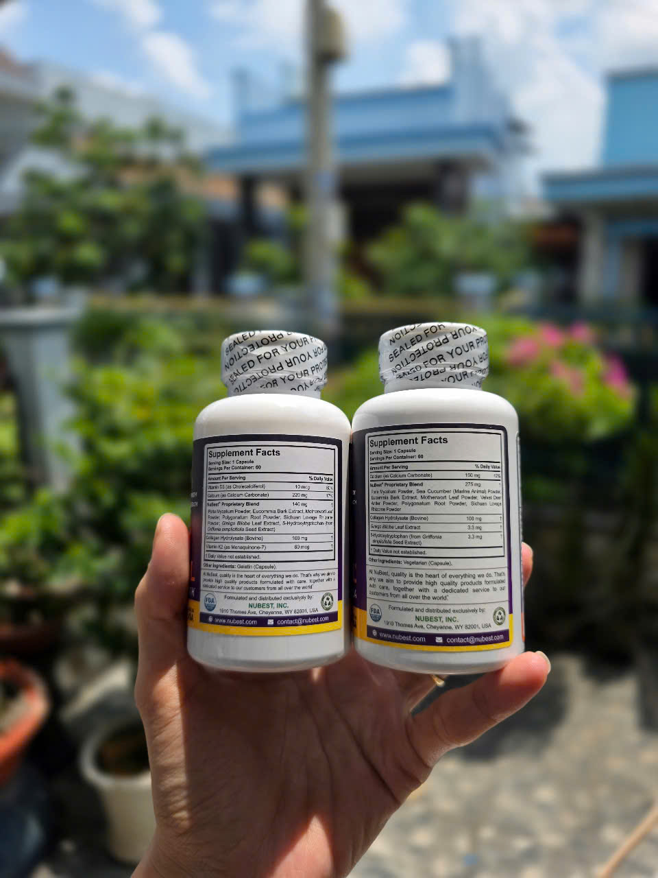 Viên uống hỗ trợ tăng chiều cao cho trẻ 2-9 tuổi và 10 tuổi trở lên. Nubest Tall 60 Capsules