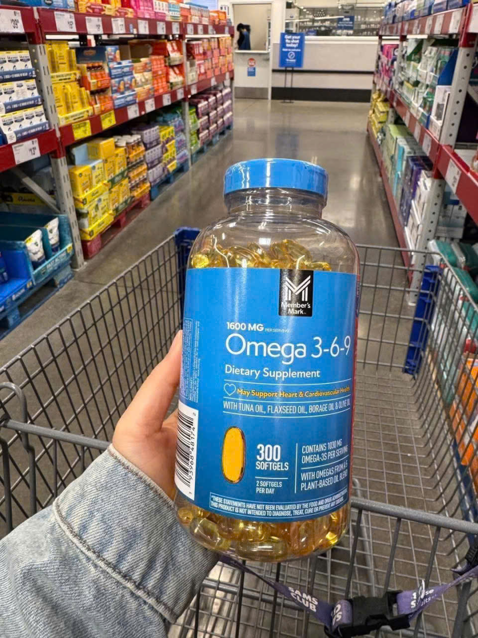 [CHÍNH HÃNG MỸ] Viên Uống Member's Mark Omega 3-6-9 – Dưỡng Chất Vàng Cho Sức Khỏe Toàn Diện