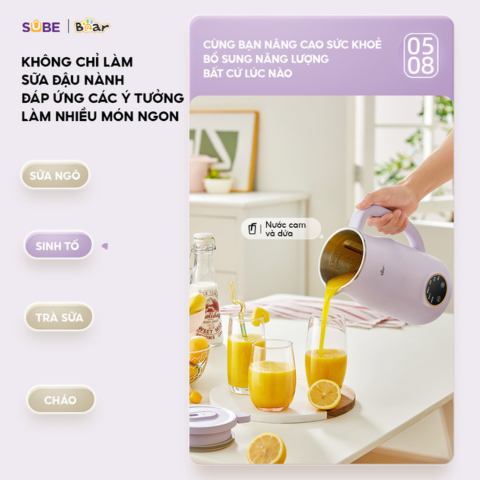 Máy Làm Sữa Hạt Bear 0.6L SB-SH06D