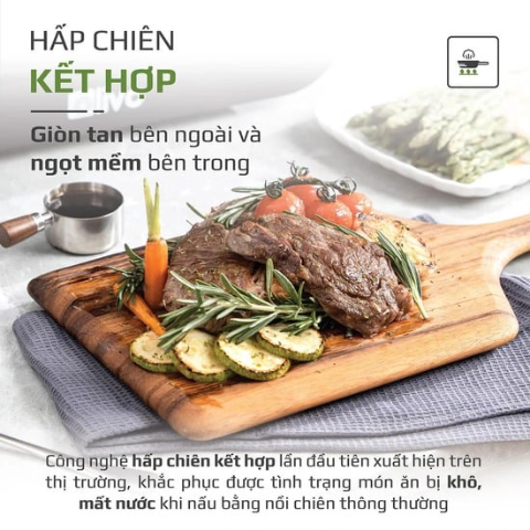 Nồi Chiên Hơi Nước OLIVO SF18