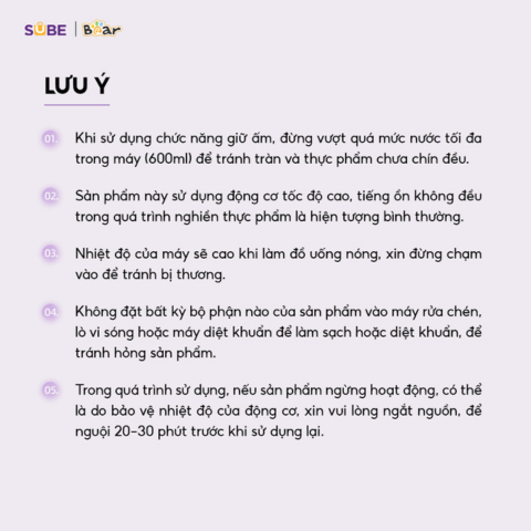 Máy Làm Sữa Hạt Bear 0.6L SB-SH06D