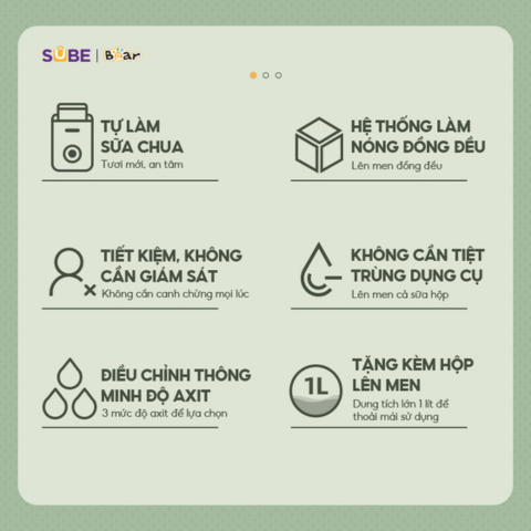 Máy Làm Sữa Chua Bear 1L SB-SC12C