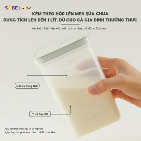 Máy Làm Sữa Chua Bear 1L SB-SC12C