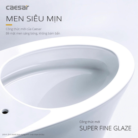 Bồn Cầu Một Khối Nắp Êm Caesar CD1395