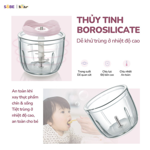 Máy Xay Ăn Dặm 0.3L Bear GR-B03V8