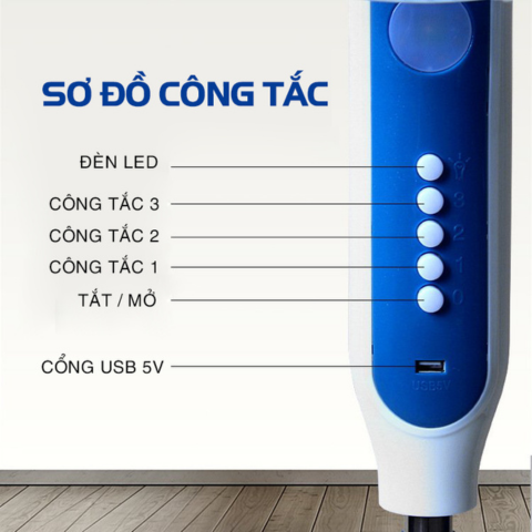 Quạt tích điện - Quạt năng lượng Swonsan 4011TD