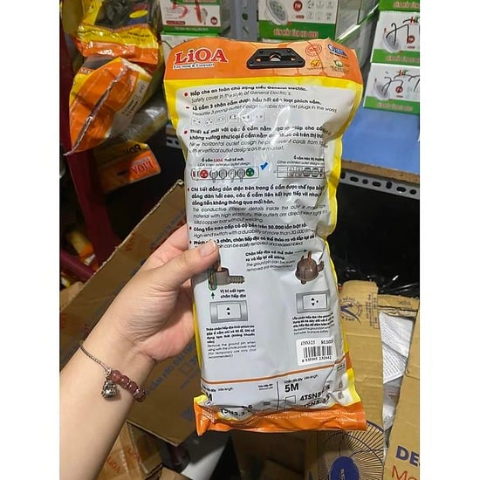 Ổ cắm đa năng kéo dài Lioa 4TSN3.2.5