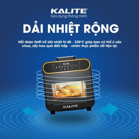 Nồi chiên hơi nước 3 trong 1 KALITE STEAM PRO